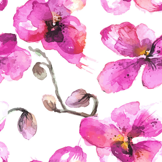 Watercolor Orchids